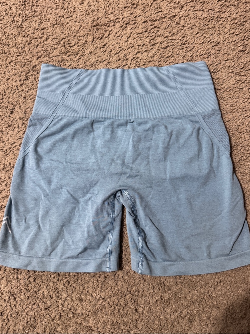Oner Active Seamless High-Rise Bike Shorts - Light Blue